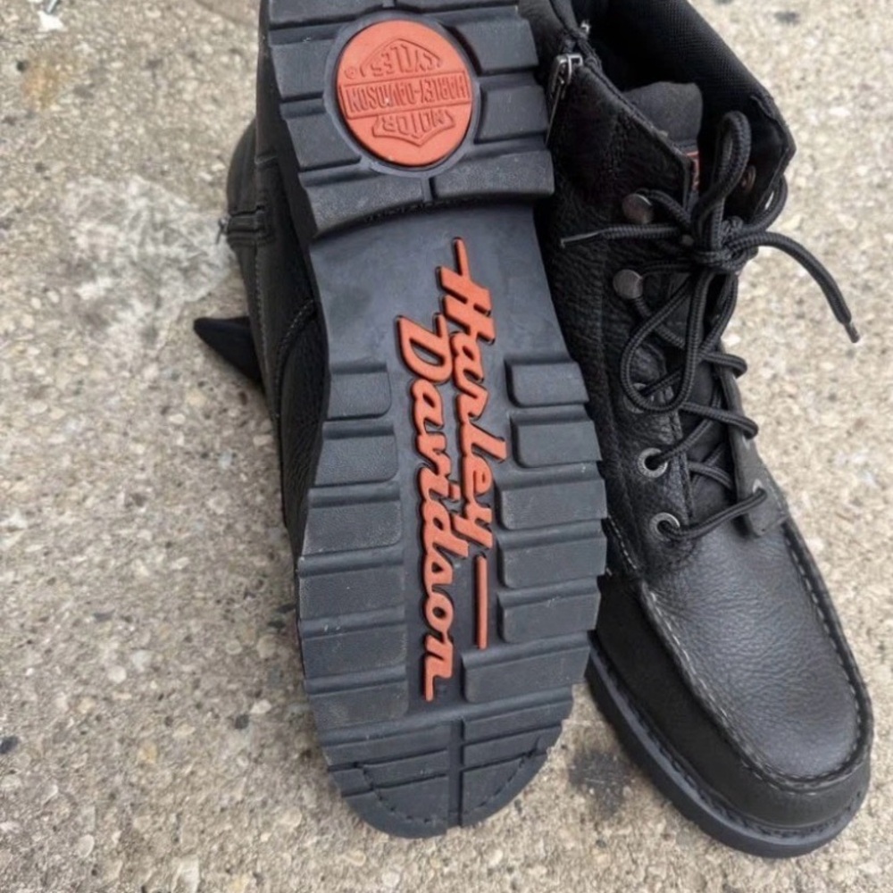 Harley-Davidson Black Leather Men's Boots